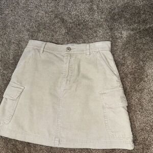 Vintage Abercrombie & Fitch Cargo Corduroy Skirt Size 2